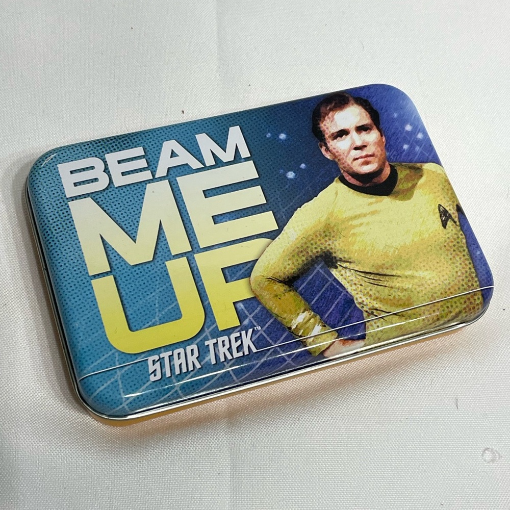 Star Trek Beam Me Up Star Trek Playing Cards NEW IN PKG Captain Kirk & Spock - Picture 2 of 7